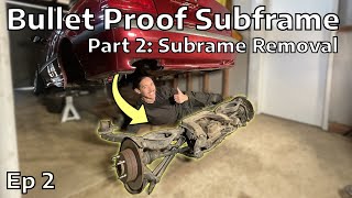 Ultimate E36 Subframe RepairRebuiltReinforce Guide Part 2 Subframe  Fuel Tank Removal [upl. by Ennywg222]