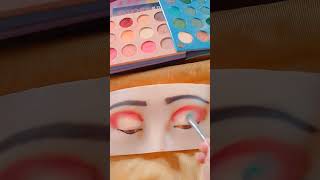 Eye makeup dummy step by step trendingshorts youtubeshorts vairalshort makeup [upl. by Nnylorac]