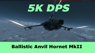 5k DPS Ballistic Hornet MkII  PVE Test [upl. by Adyl]