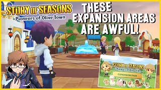 Olive Towns New DLC Expansion Areas are Awful  Story of Seasons Pioneers of Olive Town [upl. by Jacquette]