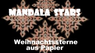 ☆ Weihnachtssterne aus Papier ☆ [upl. by Enecnarf]