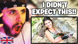 Brit Reacts to CATFISH NOODLING [upl. by Fredi973]