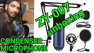 Zingyou ZY007 Condenser Microphone Unboxingchami life [upl. by Airak]