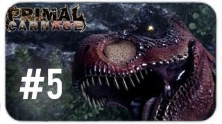 5  Lets Play Primal Carnage  Ludzie Vs Dinozaury  Rozróba w porcie [upl. by Leila]