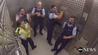 Police Fill Elevator Silence With Sick Beats [upl. by Purcell796]