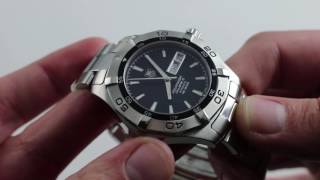 TAG Heuer Aquaracer Calibre 5 DayDate Luxury Watch Review [upl. by Gnuy]