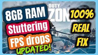 How To play Call of Duty Warzone on 8 GB RAM  Fix Lag  Stuttering  FPS drops  100 works [upl. by Venetia595]