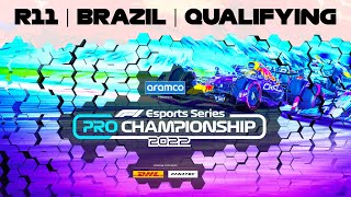 2022 F1 Esports Series Pro Championship Round 11 Qualifying [upl. by Zerimar477]