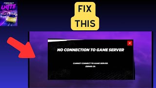 How to Fix Cannot Connect to Game Server in Asphalt Legends Unite [upl. by Christos996]