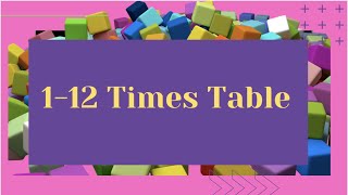 112 Times Table Jamaican style  multiplication tables [upl. by Odele]