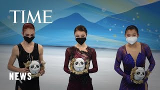 Olympic Women’s Figure Skating Event Final Press Conference [upl. by Aiderfla]