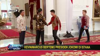 Bertemu Presiden Jokowi KevinMarcus Dapatkan Pesan Ini [upl. by Nabla]