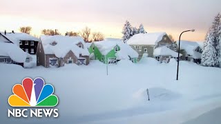 Buffalo In State Of Emergency After Massive Snowfall  NBC News [upl. by Olegnaleahcim]