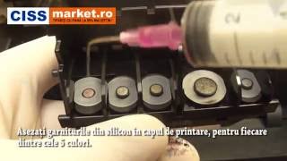 CISS Canon Pixma MG5450 amp MG6350  Tutorial Instalare  CISSmarket [upl. by Virge550]