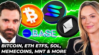 Crypto News Bitcoin Memecoins ETH Base SOL MNT amp MORE [upl. by Eppesiug]