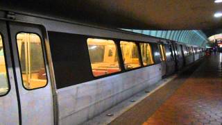 DC Metro WMATA 6 cars Red line train to Glenmont at Friendship Heights [upl. by Llewkcor]