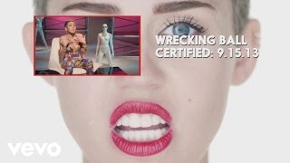 VEVOCertified Pt 4 Wrecking Ball Miley Commentary [upl. by Nev]