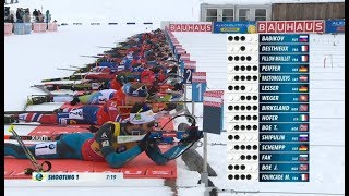 Mass Start Men  Annecy  Le Grand Bornan  17122017 [upl. by Immaj]