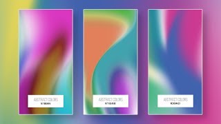 Adobe Photoshop Tutorials Abstract colors Gradient Effect [upl. by Collimore]