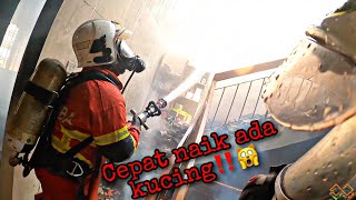 quot TOLONG ABANG BOMBA ADA KUCING DALAM TU quot KEBAKARAN RUMAH  CELORENG BOMBA [upl. by Behlke793]