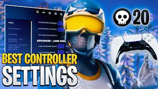 The BEST CONTROLLER SETTINGS for Fortnite Chapter 5 AIMBOT🎯 [upl. by Aneleairam]