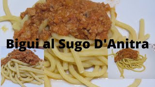 PER NATALE BIGUI IN SUGO DANATRA ricetta veneta [upl. by Cally]