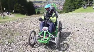 Avalon Extreme Team X Active Academy X Quadrix wheelchair mountainbikes [upl. by Esemaj]