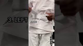 How To Tie Your Jiu Jitsu Belt Step By Step [upl. by Clorinda]