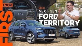 2023 NextGeneration Ford Territory First Impressions [upl. by Tewell]