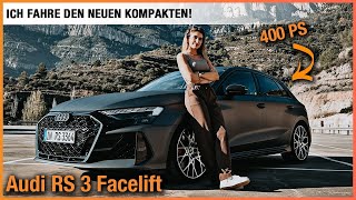 Audi RS 3 Facelift 2025 Ich fahre den NEUEN Kompakten Fahrbericht  Review  Sportback  RS3 [upl. by Ahseyd]