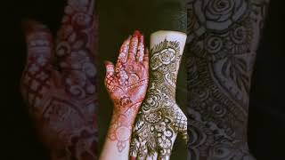 Arabic mehndi design  Full mehndi design bridal mehndi design✨✨Two different mehndi design [upl. by Nois]