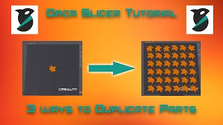 Orca Slicer Tutorial  3 Ways to Duplicate Parts [upl. by Sivehc]