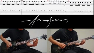 Amesoeurs  Faiblesse Des Sens  Guitar cover WITH TABS [upl. by Tocs]