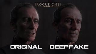 DEEPFAKE ROGUE ONE MOFF TARKIN  IMPROVED AGAIN [upl. by Most550]