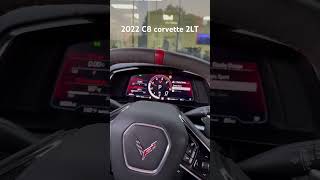 2022 C8 corvette 2LT stock exhaust revs interior audio c8corvette corvette chevy stingray [upl. by Nauaj474]