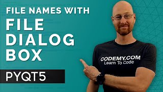 File Dialog Boxes With QFileDialog  PyQt5 GUI Thursdays 29 [upl. by Maice]