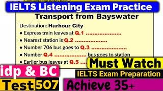 IELTS Listening Practice Test 2024 with Answers Real Exam  507 [upl. by Balthazar]