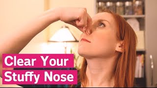 How To Clear A Stuffy Nose Instantly [upl. by Ransome778]