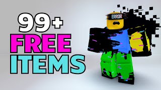 GET 99 FREE ROBLOX ITEMS 😱 COMPILATION 2024 [upl. by Nnylaj]