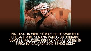 PLAYBACK O MENINO DE VÓ VAI DEIXAR VOVÓ  PISADA DE BARÃO  KARAOKÊ 🎤 [upl. by Sowell]