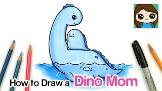 How to Draw a Dinosaur Mom  Sumikko Gurashi [upl. by Tamra233]