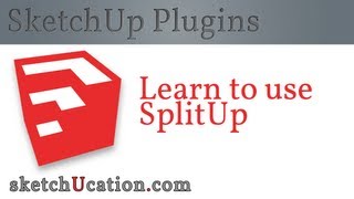 SketchUp Plugin Tutorial  SplitUp [upl. by Volding]