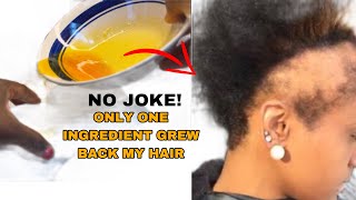 THIS HAIR GROWTH RECIPE HAS SAVED MANY LIVES ONLY ONE INGREDIENT May 11 2024 [upl. by Keppel]