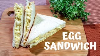 How to Make Egg Sandwich at Home  Easy Pinoy Merienda Recipes [upl. by Anderegg578]