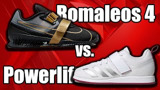 Nike Romaleos 4 vs Adidas Powerlift 4 SHOE REVIEW [upl. by Trent243]