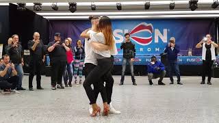 Isabelle amp Felicien  Fusion Kizomba Roma 2018 [upl. by Araic]