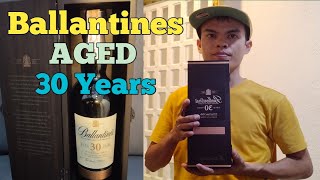 Ballantines 30 Years Old Blended Scotch Whisky Review2024 ballantines scotch whiskey unboxing [upl. by Sorgalim]