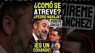 Abascal ARRASA al DESALMADO Sánchez ¿Cómo te atreves a hablar de traición tras pactar con Bildu [upl. by Anilyx]