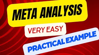 Easiest amp Simplest Way Do The Meta Analysis With Practical Example Meta Analysis With JASP amp AI [upl. by Alleiram494]