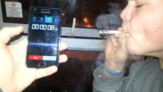 16 Seconds Worlds fastest cigarette smoked [upl. by Gerardo]